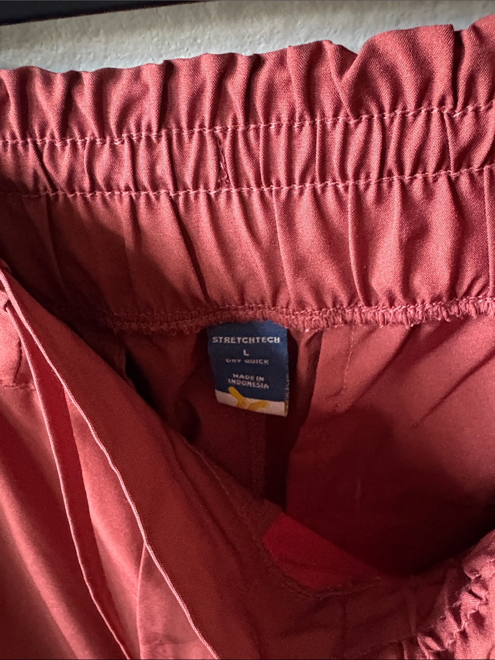 Old Navy Women's Drawstring Joggers - Blush and Terracotta - Picture 6 of 8